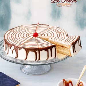 Pastel 3 leches con cajeta